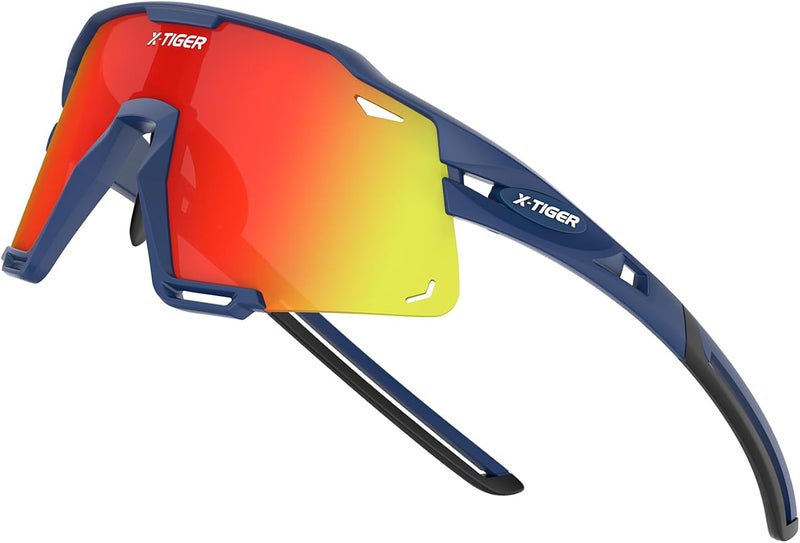 Xtiger Polarized Kids Sunglasses Youth Baseball Sunglasses UV400 Boys Girls Sports Sun Glasses for Softball Cycling Scooter - Image 1